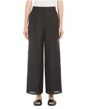 Max Mara Studio Dazzy Wide Leg High Cut Pants