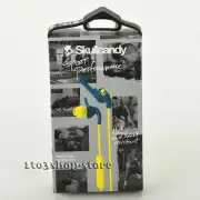 Skullcandy XTplyo Sport In-Ear Buds Earphones Headphones w/Mic Navy Blue Yellow