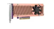 Qnap Dual M.2 SSD PCI-E Gen3 x8 Expansion Card QM2-2P-384A