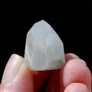 RARE Trans Channeler Blue Amphibole Quartz Crystal Mini Tower, Blue Angel Phanto