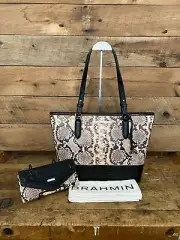 Brahmin Medium Asher Multi Dunbar Leather Tote & Veronica Wallet-NWT