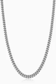 Oradina Mens In Command Cuban Chain in Sterling Silver at Nordstrom, Size 24