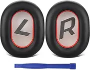 SOULWIT Ear Pads Cushions Replacement for Plantronics BackBeat Pro 2, Voyager 8200 UC Headphones, Earpads with Noise Isolation Memory Foam, Softer Protein Leather