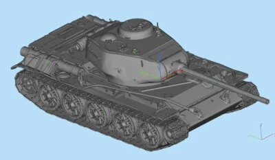 3d printing Soviet 1/72 T-44 Medium Tank Unpainted model kit/