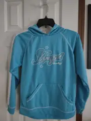Girls long sleeve hoodie pull over top size 14/16
