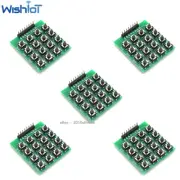 5pcs 4x4 Matrix 16 Keypad Keyboard Module 16 Button Mcu for Arduino Raspberry Pi