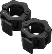 NAMOARLY Barbell Dumbbell Buckle Lockpick Quick Release Barbell Collars for Fitness Barbell Clip Quick Release Clip Quick Release Gym Barbell Clamps Heavy-Duty Barbell Clamps Abs Black
