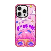 iPhone 16 Pro Impact Case MagSafe Compatible F*ck Off - Phone Case