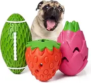 MewaJump Dog Chew Toy3 Pack Toys for Aggressive Chewers Tough Rubber Dog Toy Puzzle Pet Toys Large Breed, Puppy Teething Chew Toys Interactive Durable Toy for Medium and Large Breed
