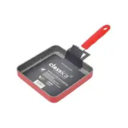 Classica Diamond Stone Non Stick Mini Grill Pan 14cm - Red