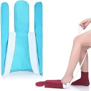 [VQEOEOT] Socks and Stockings Dressing Aid for Elderly, Pregnant Women with Limited Mobility After Hip Surgery, Lake Blue