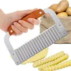 Chopper Knife Wavy Slicer Crinkle Potato Chip Cut Blade Vegetable Cutter
