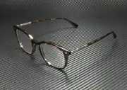 GUCCI GG0390O 002 Square Havana Ruthenium Men's Eyeglasses Frame 50 mm