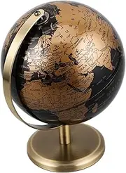 Decorative Globe Stand Rotating World Map Office and Home Decor Sphere for Desk Elegant Ornament