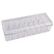 Transparent Storage Box Data Cable Storage Box Card Holder Baseball Organizer