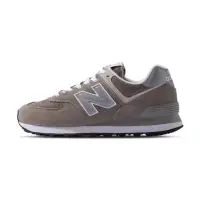 在飛比找momo購物網優惠-【NEW BALANCE】574 男鞋 女鞋 灰色 復古 麂