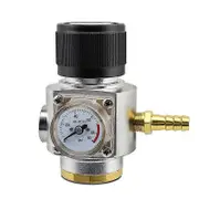 Tr21x4 Thread Pressure Valve Gauge Corny Keg Regulator Kit Set For Sodastream Kaesi Silver
