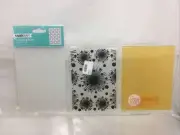 3 Embossing Folders by: KaiserCraft, Fun Stampers Journey, & Akaddy