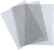 4 Pcs Stainless Steel Woven Wire Mesh Panels, Metal Insect Mesh Sheet, Rodent Proof Meshs, Pest Control Meshs Filter Sheet, Fine Wire for Drain Covers & Air Bricks A5 (150 x 210mm)