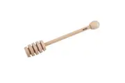 Appetito Wood Honey Dipper Syrup Drizzler Stick Rod Home Kitchen Server