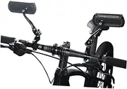 1 Pair Carbon Pattern Reflector Rear View Mirror for Bike Rearview Mirror Bike Rear View Mirror Accessories Cycling Handlebar Bicycle Rear View Mirror Bike Mirror