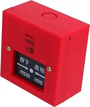 Small Fire Pit Switch Round Alarm Protective Switch Stainless Steel for Outdoor Fire Pit