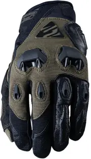 Five Stunt Evo Gloves, black-green-brown-beige, Size 2XL for Men Black Green Brown Beige