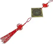 ZUNOXAZ Decorative Vintage Compass Pendant Chinese Style Ornament for Home Car and Divination Pendant Craftsmanship Symbol of Luck and Happiness