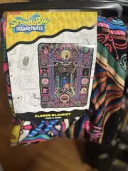 Nickelodeon SpongeBob Squarepants Art Fleece Blanket 45inx60in. NEW