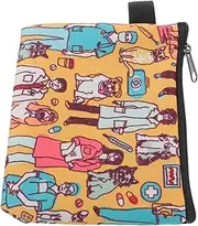PLAFOPE Portable Sanitary Napkin Pouch Stylish Period Bag for Compact Storage Container for Napkins Coins and Cards for Travel and School Use