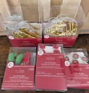 6 Mixed Packs of Ashland String Lights, Xmas Tree, Mittens, Poinsettias