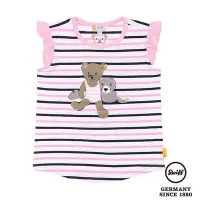 在飛比找Yahoo奇摩購物中心優惠-STEIFF德國精品童裝 熊熊條紋蝴蝶袖T恤 短袖上衣1.5