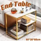 Marble Coffee Table Nesting Tables Sofa Side Bed End Table Modern Home Furniture