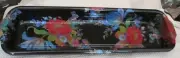 MACKENZIE-CHILDS Flower Market Black Enamel Baguette Dish - BRAND NEW w/o TAGS!