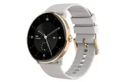 Smartwatch, touch screen, women's watch, call function, 1.43-inch large screen, Bluetooth 5.2, app notifications, IP68 waterproof, multi-function, long-lasting battery, suitable for Apple and Android systems, S61 (Golden)