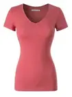 MixMatchy Basic Solid Multi Colors Fitted Short Sleeve T-Shirt [S-3XL]