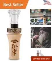 Jase Robertson Premium Pro Maple Duck Call - Realistic Sound - Easy to Use