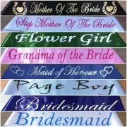 Hen's Night, Bridesmaid, Mother of the Bride Personalised Sash - Any Wording