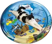 Water Filled Mat - Inflatable Cold Mat, Pet Mat | Thickened Water Foam Interactive Play Mat, Indoor Themed Kittens