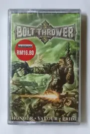 Bolt Thrower Honour Valour Pride Rare Malaysia Cassette Brand New Sealed