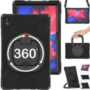 For Lenovo Tab P11 5G Plus 11" Hard Rugged Rubber Case Stand Cover With Strap