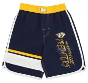 Outerstuff NHL Youth (8-20) Nashville Predators Swim Shorts, Navy