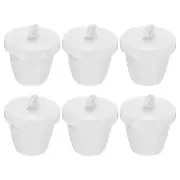 6 Pcs Crucibles for Melting Metal Crucible Cup with Lid Cover 10ml