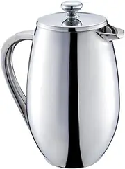 B Baosity French Coffee Maker 350ml No Coffee Ground Fine Mesh Filter Espresso Kettle Coffee Plunger for Outdoor Camping Coffee Shop