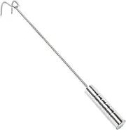 GAROZATION Meat Hook Long Handle Food Flipper Hook Kitchen Meat Turner Comfortable to Clean
