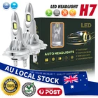 2-Sides H4 9003 LED Headlight White Bulbs High Low For Mitsubishi Triton ML MN
