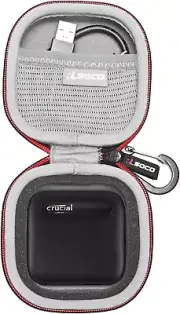 Hard Case for Crucial X10 Pro/X9/X9 Pro/X6 4TB/2TB/1TB/500GB Portable Ssd,Extern