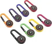 VANZACK Versatile Carabiner Compass Keychain Compact Outdoor Compass for Hiking Camping and Travel