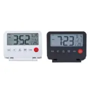 Modern Travel Desk Clock with Temperature and Date Large LCD Display Backlight