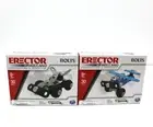 Erector by Meccano Bolts Construction Kit Mini Car & Plane Set of 2